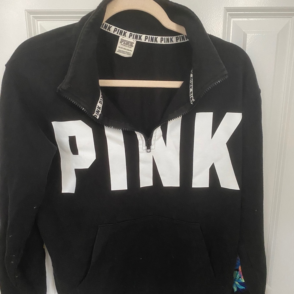 Black PINK Quarter Zip